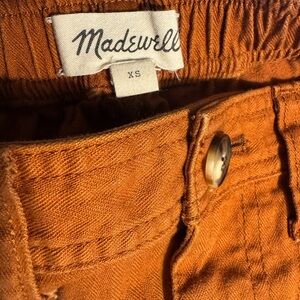 *SOLD*  Madewell High-Waisted Shorts in Rust